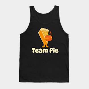 Team Pie Pumpkin Pie Thanksgiving Halloween Tank Top